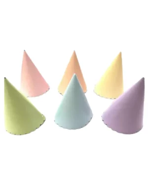 Festhatter (6stk): Flerfarget