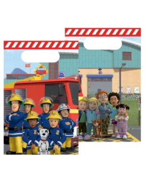 Gavepose / Godtepose (8stk): Brannman Sam - 15,8 x 23,6cm