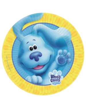 Tallerkener (8stk): Blue's Clues - Flerfarget - 23cm