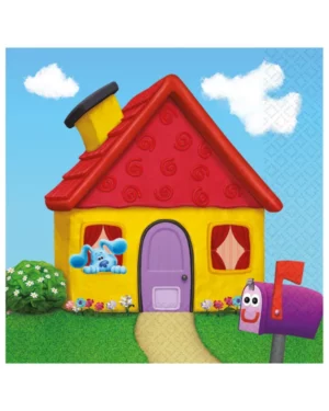 Servietter (16stk): Blue's Clues - Flerfarget - 16,5cm