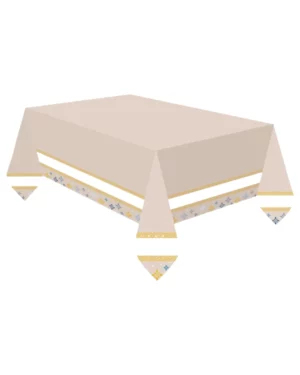 Papirduk: Eid Mubarak - Beige - 120 cm x180cm