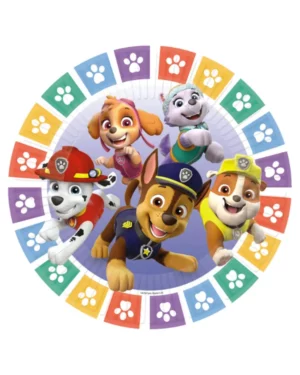 Tallerkener (8stk): Paw Patrol - Flerfarget - 23cm