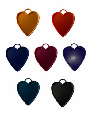 Ballongvekt: Hjerte - Flere Farger - 15g