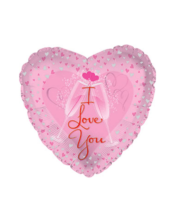 Folieballong: "I Love You" - 45cm