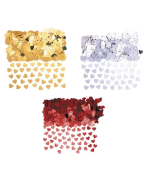 Konfetti: Hjerte - Flere farger - 14g
