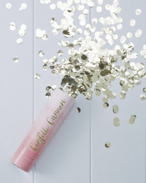 Konfettikanon: Gullkonfetti - 15cm