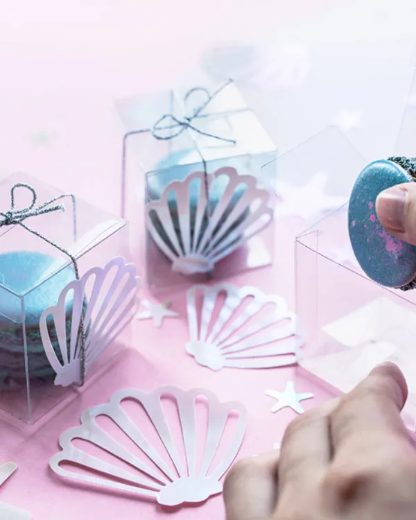 Konfetti: Sjøstjerner og sjøskjell - iriserende - Bilde 2