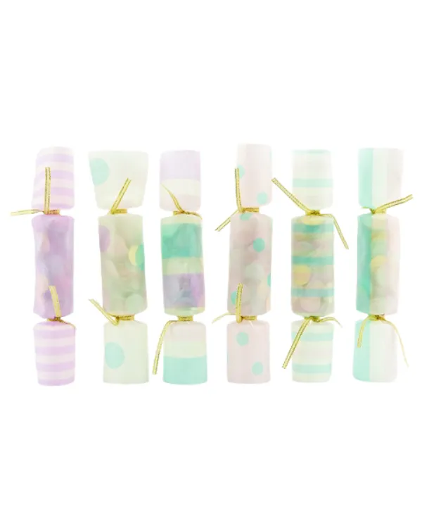 Konfettikanon (6stk): 3x18x3,5cm