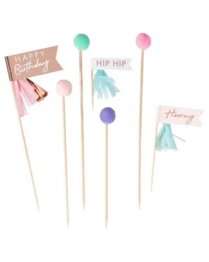 Kaketopp: "Happy birthday" pastel kit