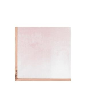 Servietter (16stk): Rosa - 16cm