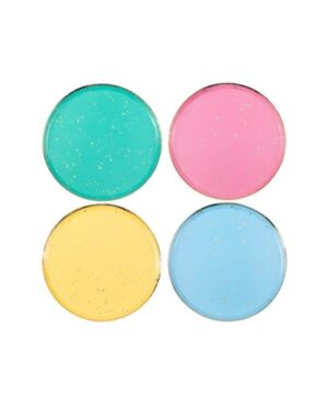 Tallerkener (8stk): Fargerik - 23cm