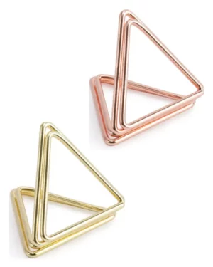 Bordkort Holder (10stk): Triangel - Flere farger - 2,3cm