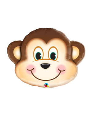 Folieballong: Ape - 64 x 51cm