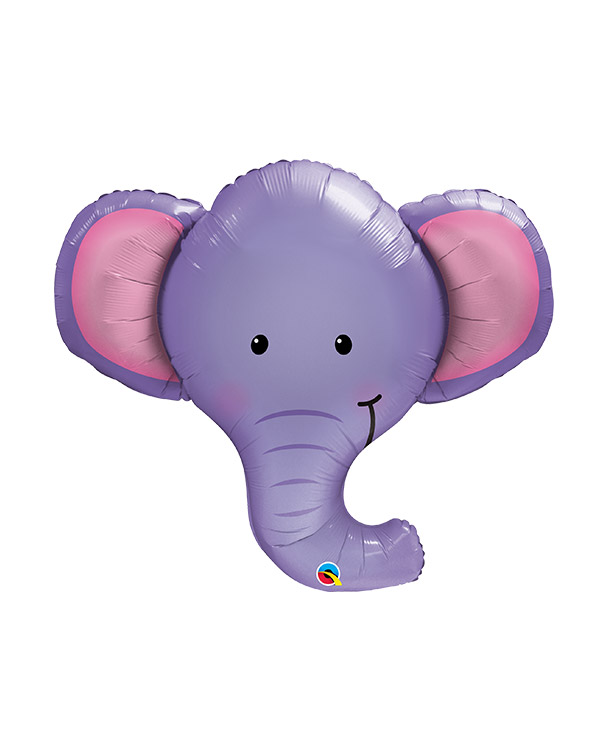 Folieballong: Elefant - 76 x 69cm