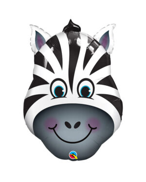 Folieballong: Sebra - 46 x 66cm