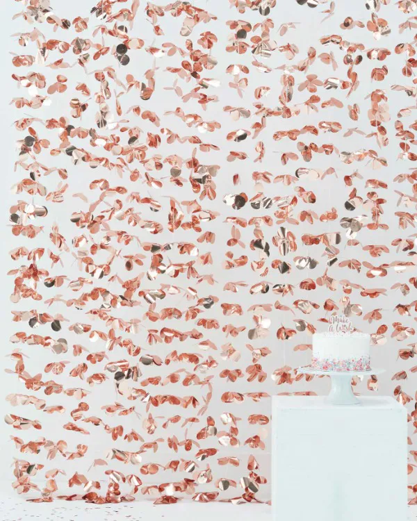 Backdrop / Tassel: Rosegull - Rosegull - 2m B x 1,8m H - Bilde 2