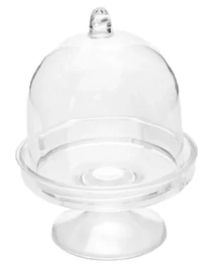 Kakestativ (3stk): Gjennomsiktig - 5,5 x 7,5cm