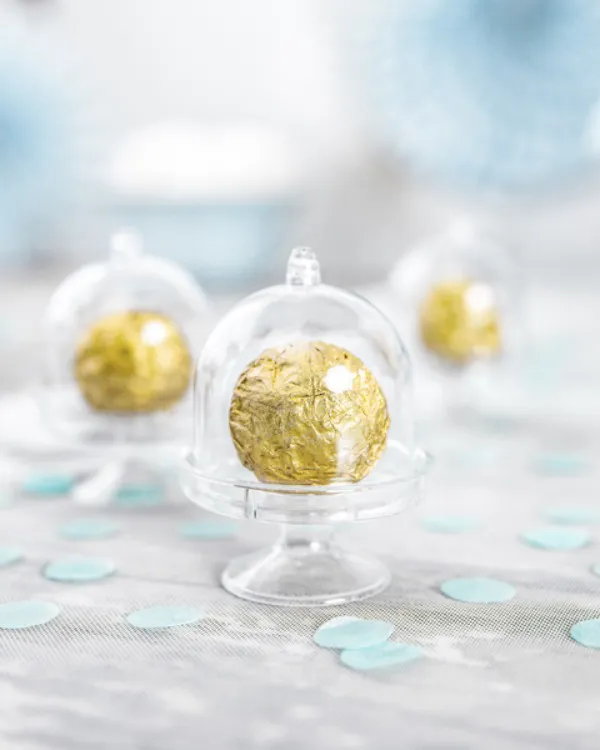 Kakestativ (3stk): Gjennomsiktig - 5,5 x 7,5cm - Bilde 2