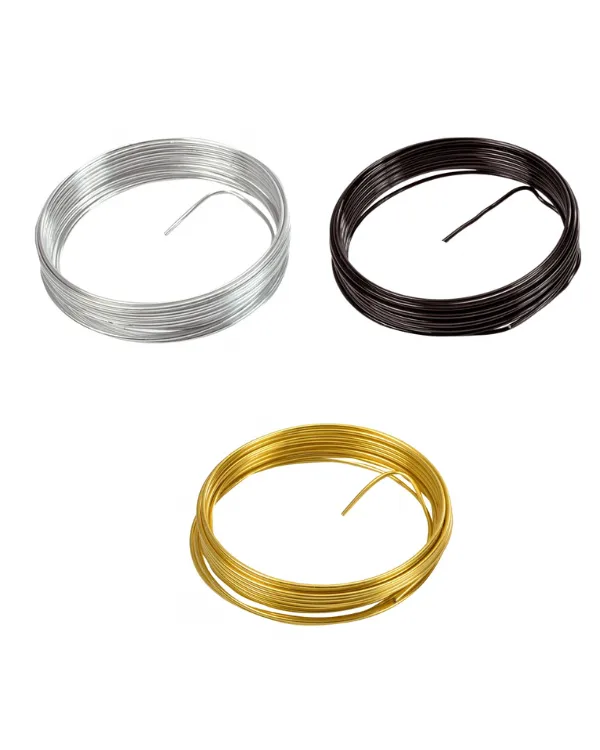 Ståltråd: Flere farger - 5m x 2mm