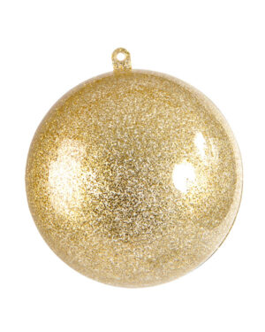 Godteball: Gull glitter ball - 8cm