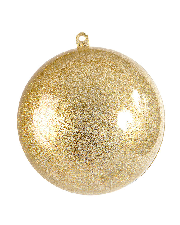 Godteball: Gull glitter ball - 8cm