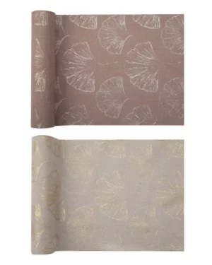 Bordløper: Gullblader - Flere farger - 3m x 28cm