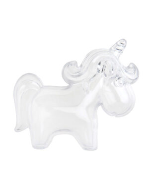 Goodteposer (4stk): Transparent Enhjørning