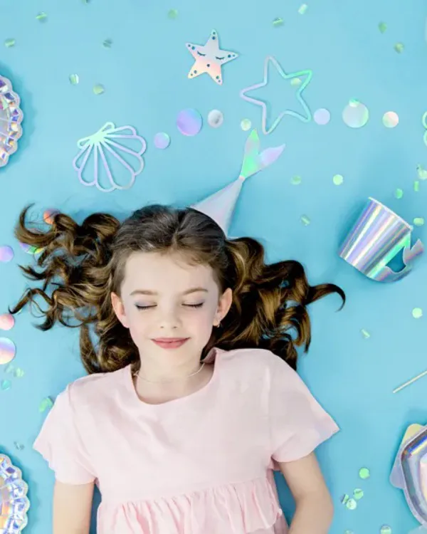 Tallerkener (6stk): Havfrue - iriserende - 18,5cm - Bilde 2