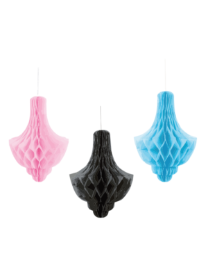 Lysekrone: Flere farger - 36cm