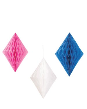 Diamant /Honeycomb: Flere farger - 36cm