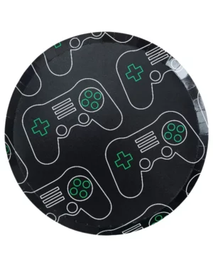 Tallerkener  (8stk): Game - Kontrollere - Svart - 25cm