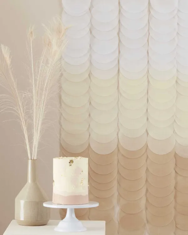 Backdrop: Sirkler - Beige - 1,8m - Bilde 2