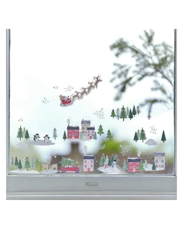 Vindusdekor (2stk): Klistremerker - Jul - Bilde 2