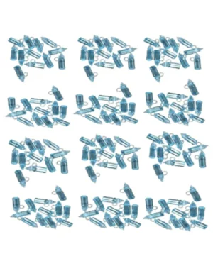 Bordkonfetti: Perler blå tåteflaske - Blå - 4 cm - Per stk