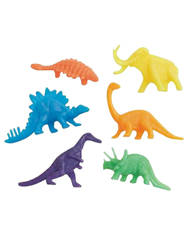 Pinata Fyll (12stk): Dinosaurer - Fargerik