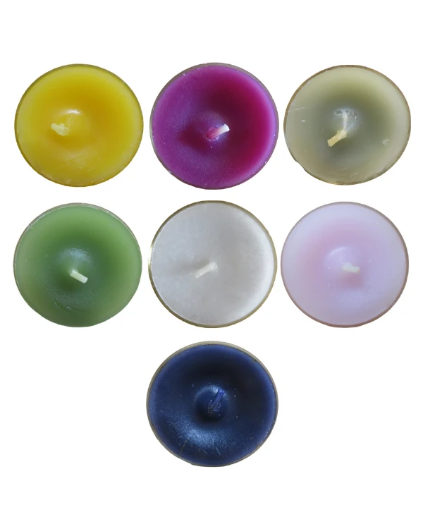 Telys (20stk): Blank kopp - Flere farger