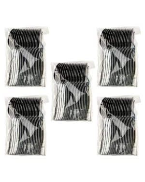 Bestikk (20stk): Kniv - Svart & Sølv - Ulike størrelser