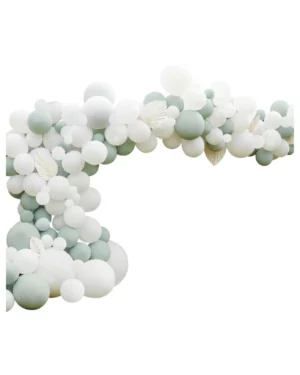 Ballongbue: Gjør-det-selv (DIY) sett - Grønn og hvit