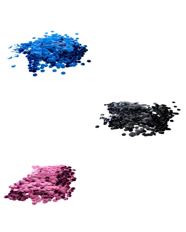 Konfetti: Rund ballongkonfetti - Flere farger - 1cm - 20gram