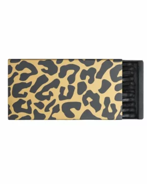 Fyrstikker: "Leopard" - Svart, Gull