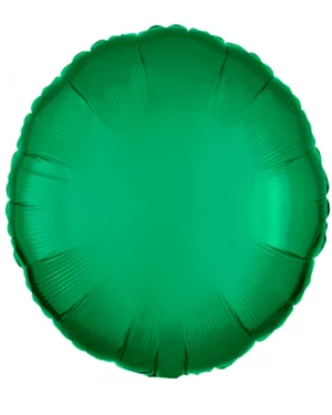 Folieballong: Sirkel - Grønn (Metallic) - 45cm