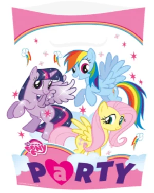 Gaveposer / Godteposer (8stk): My Little Pony - Fargerik - 23cm