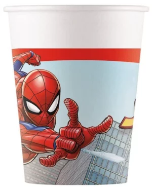 Kopper (8stk): Spiderman - 250ml