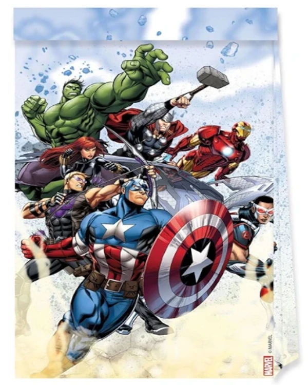 Gavepose (4stk): The Avengers - Fargerik - 22 x 13cm
