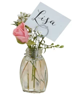 Bordkort (4stk): Glasskrukke - 7 x 11cm