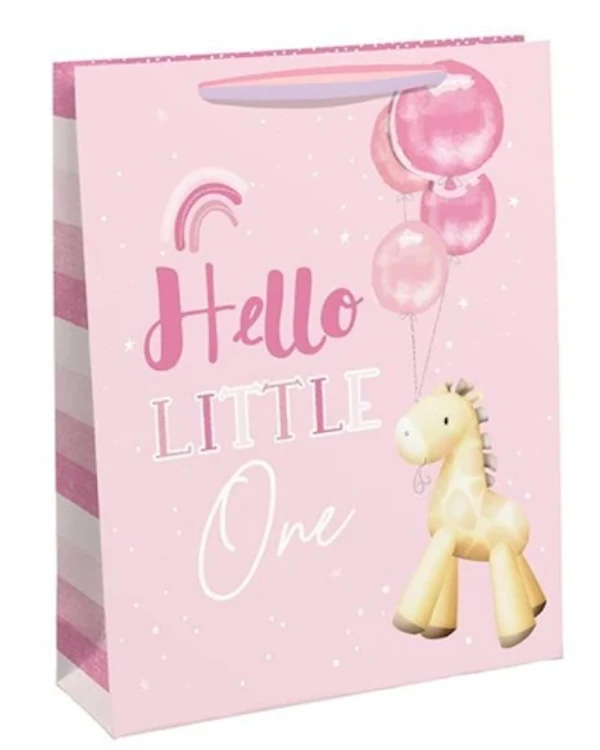 Gavepose : "HELLO LITTLE ONE" & Sjiraff - Stor