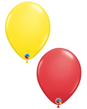 Lateksballonger (6stk): Ulike Farger (Standard) - 30cm