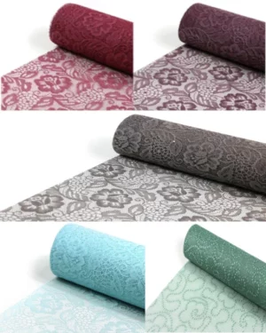 Bordløper: Blonder - Ulike Farger - 5m x 30cm