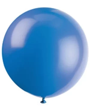 Lateksballonger (6stk): Blå - 90cm