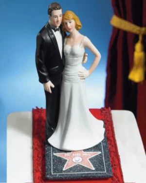 Kaketopp: Stjerner for en dag bryllupspar